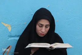 مراسم قرائت دعای پرفیض عرفه در گلستان شهدای اصفهان