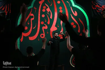 مراسم عزاداری شب چهارم محرم در هیئت میثاق با شهدا در دانشگاه افسری امام علی(ع) تهران