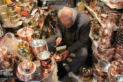 مسگری در اراک/عکاس: پریسا بهزادی