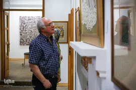 افتتاح نمایشگاه نقاشی خط ربنا