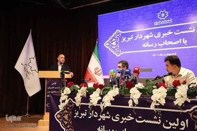 اولین نشست خبری شهردار تبریز با اصحاب رسانه‎‎