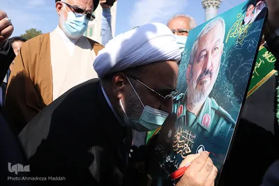 آیین رونمایی از سردیس سرلشکر پاسدار شهید حاج رسول استوار محمودآبادی‎‎