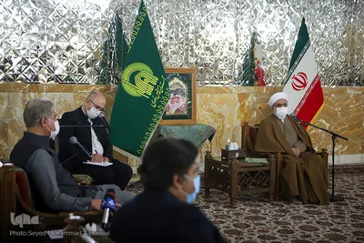 دیدار وزیر امورخارجه پاکستان با تولیت آستان قدس رضوی