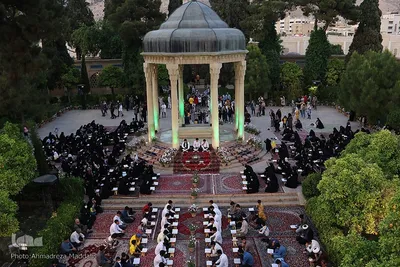 Tomb of Iranian poet Hafez 