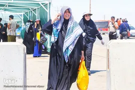مرز شلمچه در آستانه اربعین