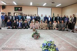 جلسه قرائت قرآن سازمان قضایی نیروهای مسلح خوزستان