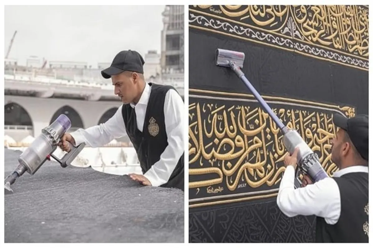 کعبہ کو ڈھکنے والے کسوا کی دیکھ بھال کیلئے جدید تکنیک اور اعلیٰ معیار کا مواد استعمال