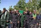 عکس | مراسم تشییع و تدفین پیکر شهدای مدافع امنیت در مشهد