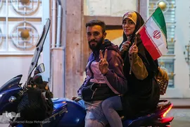 جشن پیروزی تیم ملی در تهران/1