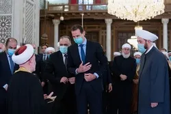 FOTO | Dəməşqdə prezidentin iştirakı ilə Fitr bayramı namazı qılındı