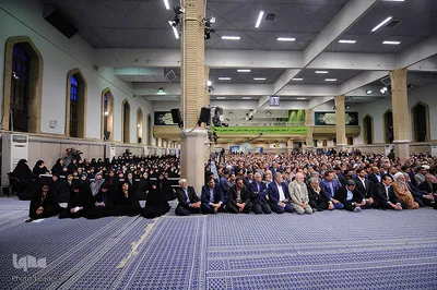 دیدار رئیس و نمایندگان مجلس شورای اسلامی با رهبر انقلاب