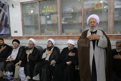 مراسم چهلمین روز شهادت جهادگر انقلابی و خادم قرآنی حجت‌الاسلام سید مهدی تقوی