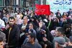 تجمع بزرگ منتظران ظهور هم‌زمان با شب نیمه‌شعبان در ملایر