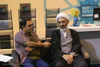 غرفه خبرگزاری ایکنا در نهمین روز بیست و ششمین نمایشگاه قرآن کریم