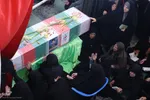 وداع اهالی مسجد الزهراء(س) شیراز با طلبه شهید امنیت