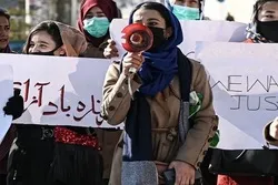 طالبان کے ہاتھوں سابق فوجیوں کے قتل کیخلاف خواتین کا احتجاج