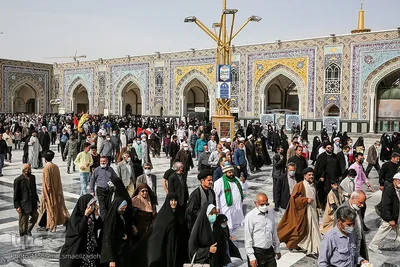 تشییع پیکر شهید حجت‌الاسلام محمد اصلانی در حرم مطهر رضوی