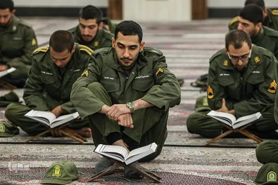 جلسه قرآن استاد حبیب مهکام در ستاد فرماندهی انتظامی تهران بزرگ