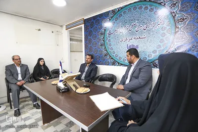 حضور مدیرکل آموزش و پرورش استان مرکزی در ایکنا بمناسبت روز خبرنگار