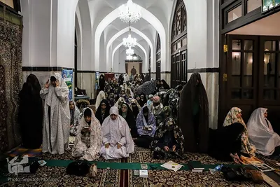 مراسم اعتکاف در حرم امام رضا(ع)