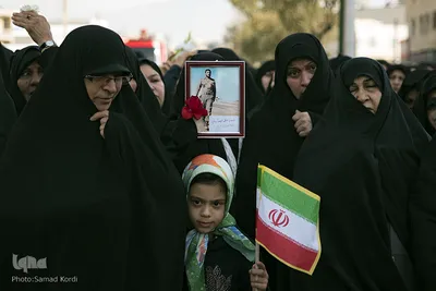 تشییع دو شهید گمنام فردیس کرج