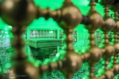 مراسم غبارروبی حرم مطهر حضرت علی بن حمزه