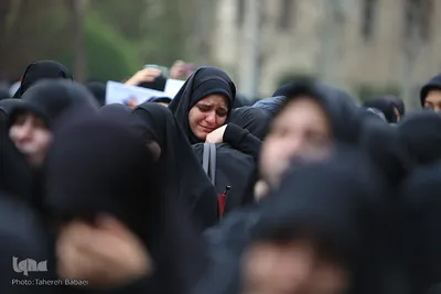 راهپیمایی دانشجویان دانشگاه های تهران در پی شهادت سردار قاسم سلیمانی