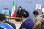 دیدار اعضای بنیاد مهدویت با نماینده ولی فقیه در خراسان‌جنوبی
