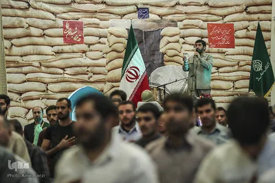 مراسم گراميداشت هفته دفاع مقدس در حرم شاهچراغ(ع)