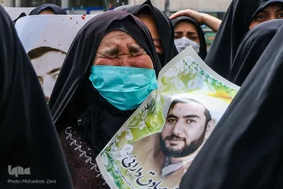 تشییع پیکر شهید دارایی در مشهد