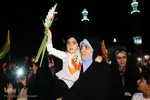 حرم کریمه اهل بیت(ع) در شب عید غدیر