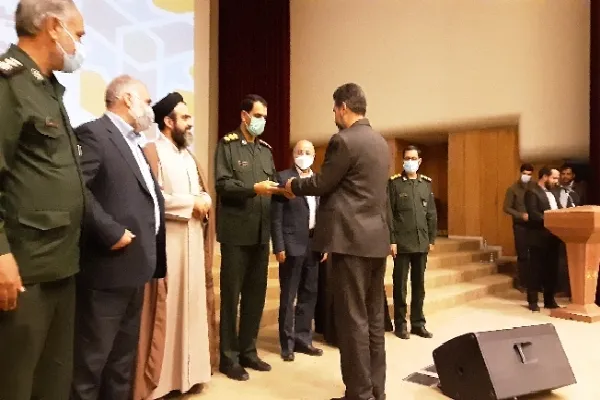 آیین تکریم و معارفه فرمانده ناحیه بسیج دانشجویی کرمان برگزار شد