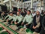 مراسم چهلم شهید مدافع امنیت شهید علی میرزایی در ملایر