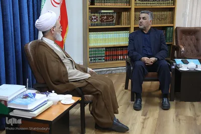 دیدار با آیت‌الله اعرافی