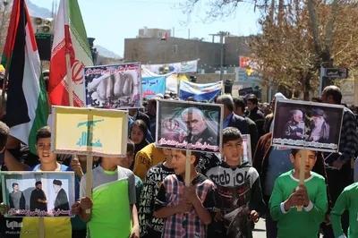 حضور پرشور ملایری‌ها در راهپیمایی روز قدس‎