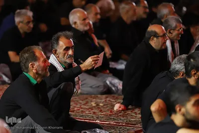 مراسم عزاداری شب شهادت امام رضا(ع) در حرم مطهر رضوی