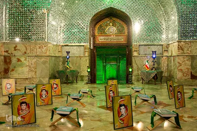 مراسم ترتیل خوانی قرآن در امامزاده صالح