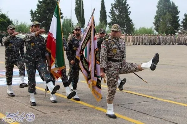 آیین صبحگاه مشترک نیروهای مسلح شهرستان بابلسر