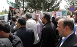 تشییع پیکر شهید هسته‌ای در یزد