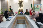 نشست خبری فرمانده سپاه کرج به مناسبت هفته دفاع مقدس‎
