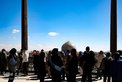 نقش جهان میزبان مسافران نوروزی نصف جهان