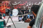 تعویض پرچم حسینیه اعظم زنجان‎‎