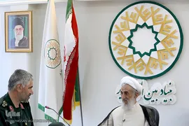 حجت‌الاسلام و‌المسلمین کاظم صدیقی؛ امام جمعه موقت تهران وسردار سرتیپ علی فضلی، جانشین رییس سازمان بسیج مستضعفین