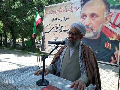 مراسم بزرگداشت اربعین سردار سرلشکر شهید محمد حجازی در اهر