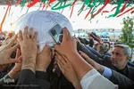 تشییع شهید گمنام در همدان‎