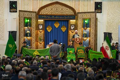 گلباران خدام حرم حضرت شاهچراغ عليه‌السلام‎