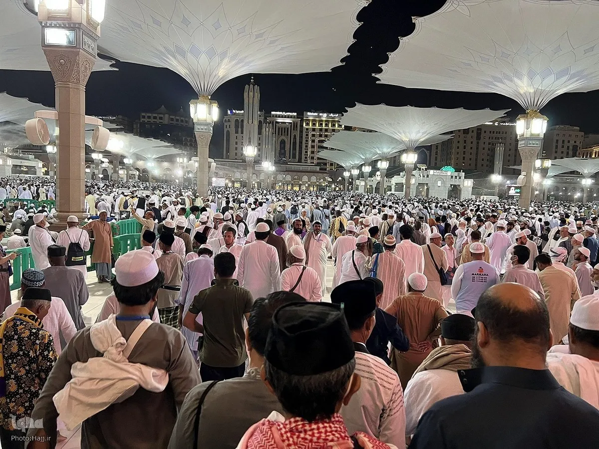 مسجدالنبی  کی فضاء ایام حج میں