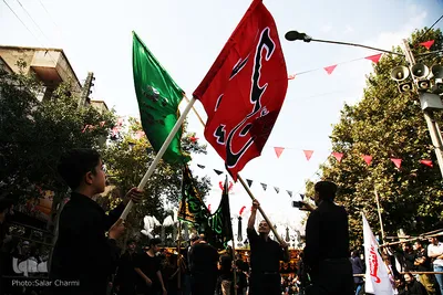 مراسم عزاداری ظهر عاشورا در کرج