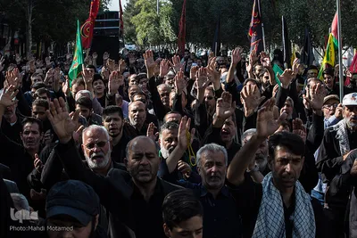 راهپیمایی جاماندگان اربعین در قزوین