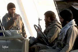 پشت صحنه فیلم سینمایی «تک تیرانداز» در شهرک سینمایی دفاع مقدس